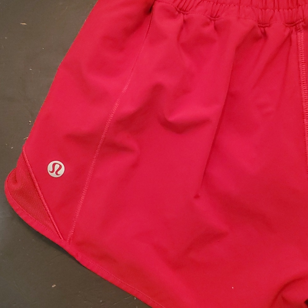 Lululemon Shorty Shorts, 4 Reg, Red
